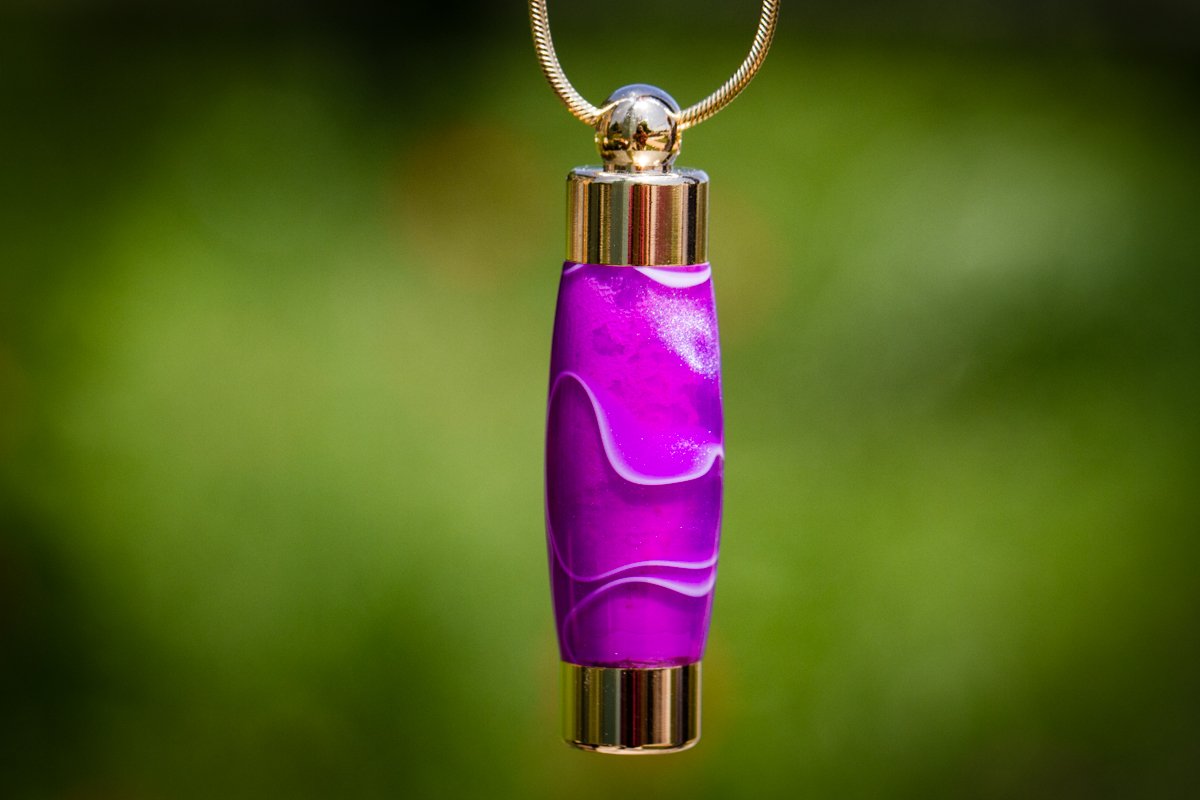 Amethyst Acrylic Keepsake Urn